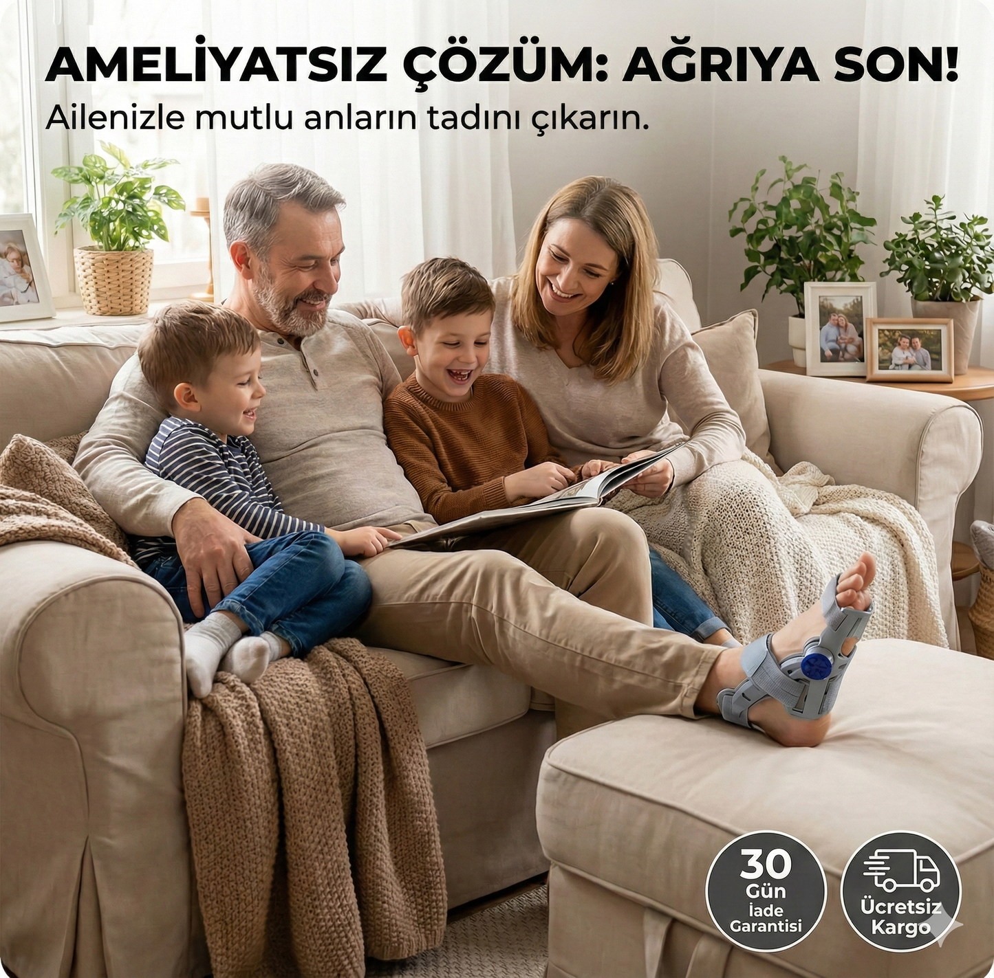 Hallux Valgus-Ayak Başparmağı İçin Ameliyatsız ve Ağrısız Tedavi