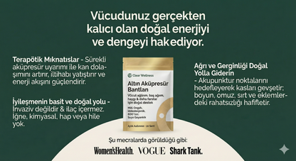 MİROZAS™ MANYETİK AKUPRESÜR BANTLARI